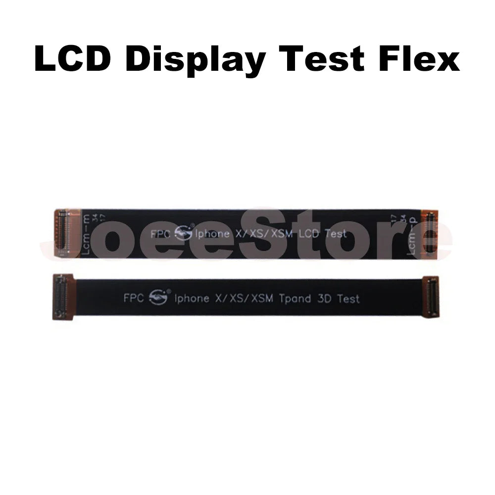 LCD Display Test Flex Cable For Iphone 14 13 12 11 Pro XS Max Mini X XR 7 8 Plus 3D Touch Screen Digitizer Extension Tester Flex