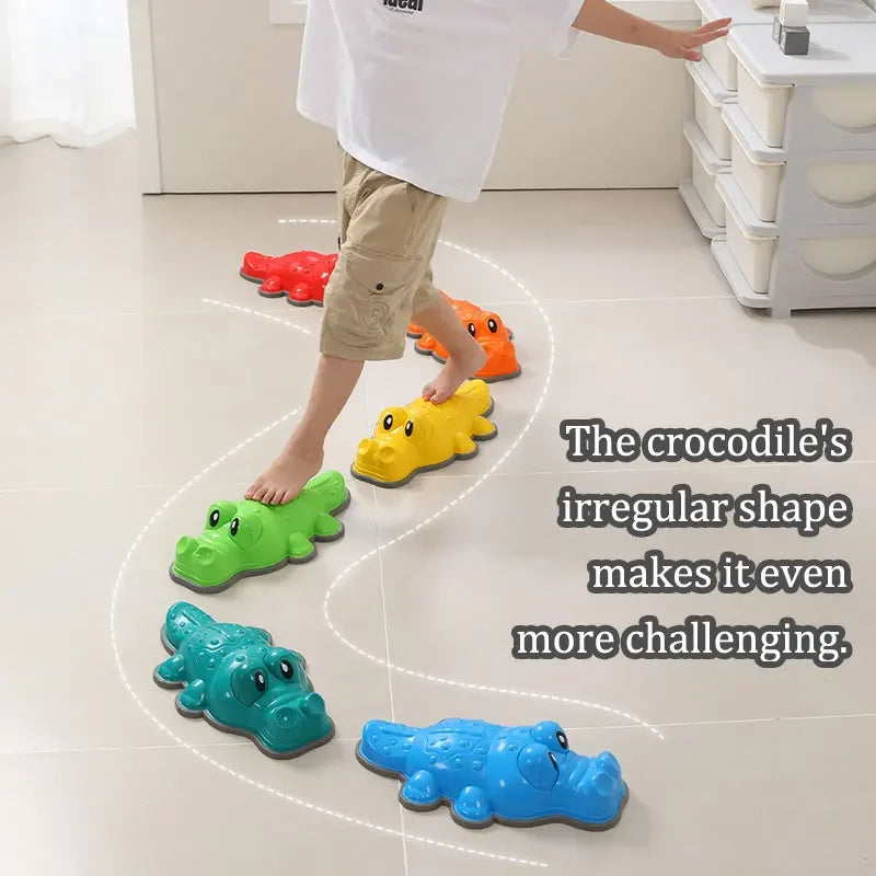 Balance Steping Stones Kids Sport Toys Montessori Sensory Integration Training Activities Autism Therapy Outdoor Games