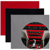 DIY Car Velvet Cloth Sticker Flannel Fabric Self-adhesive Adhesive Car Interior Decoration Decal Black Gray Red Decor 20X148cm