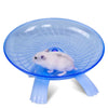 Pet Hamster Running Wheel Mute Flying Saucer Steel Axle Wheel Running Disc Toys Cage Small Animal Hamster Accessories