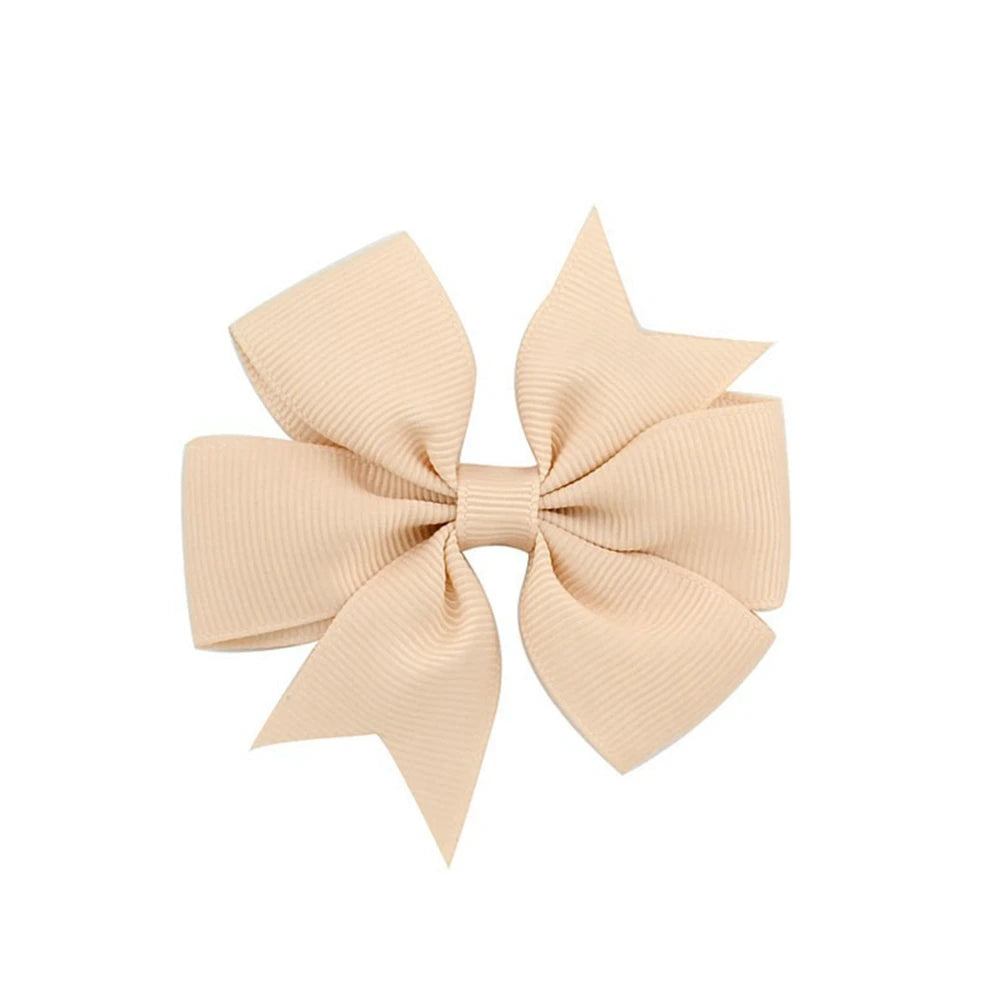 10pcs/lot Baby Girls Hair Bows Hairpins 3.2" Grosgrain Ribbon Pinwheel Toddler Clips Children Kids Accessories Gifts Photo Props