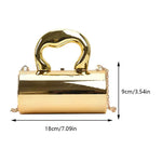 Load image into Gallery viewer, Women's Handbag Bags For Women Party Clutches Fashion Cylinder Bag Mini Evening Purse Crossbody Shoulder Bag Gold Box Clutch
