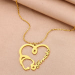 Load image into Gallery viewer, Stethoscope Necklace Heart Choker Custom Name Necklaces For Women Men Personality Love Clavicle Chain Doctor Nurse's Day Gifts
