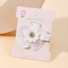 5/2/1/pcs Ins Daisy Flower Hair Clips Baby Girl Hairpins for Kids Lace White Barette Princess Hooks Infant Accessories Korean