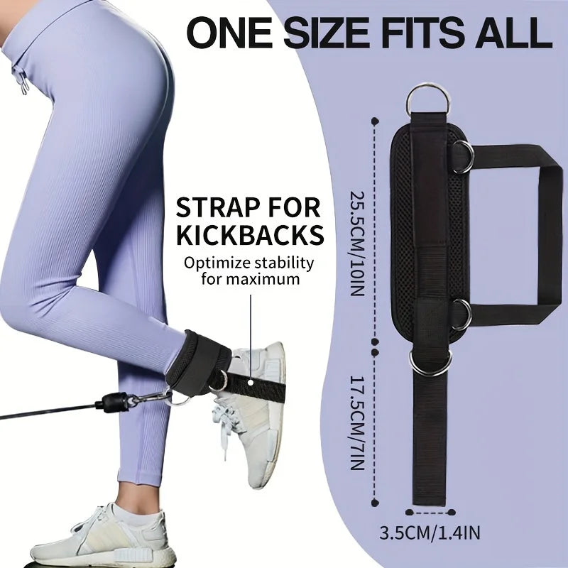 1PC Padded Ankle Straps Ankle Straps for Cable Machines Double D-Ring Fitness Ankle Cuffs for Gym Workouts Rebate Leg Extensions