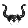 Halloween Children Party Necessary Baby Girls Red Wig Witch Vampire Cosplay Dress up Kids Girl Black Headband Accessories Gifts