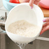 Rice Drain Basket Kitchen Items Fruit and Vegetable Draining Sieve Small Tools Multipurpose Device Baskets Drainer Gadgets Bar