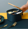 Four Grid Seasoning Box Salt Jar Kitchen Storage Organizer Solid Seasoning Containers Kitchen  Supplies Household Items