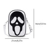 Halloween Ghost Bag Novelty Skull Crossbody Bags Y2k Women Girls Punk Hiphop Horror Skeleton Shoulder Bag Funny Handbag Purses