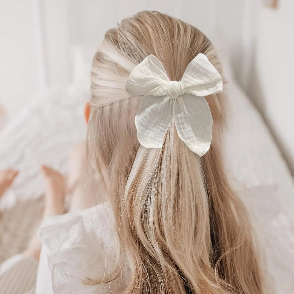 4Pcs Velvet Fable Bow Hair Clips Baby Girls Women Large Sailor Head Bows Accessories Hair Grips for Kids Christmas Hair Bow