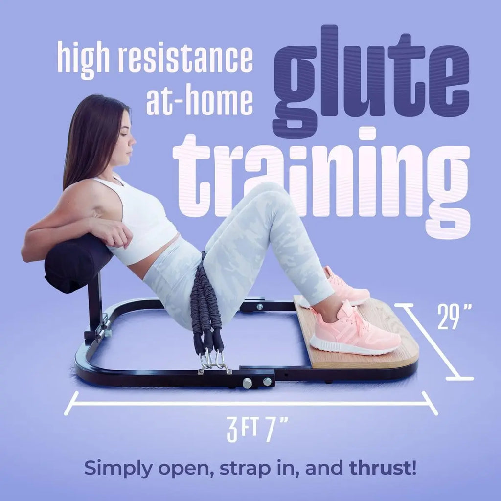 High Resistance Glute Training - Home Gym Workout - Comes with 45, 90, and 135 Lbs