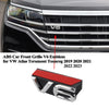 1pc ABS Car Front Grille V6 Emblem Grill Decoration Sticker Accessories for VW Atlas Teramont Touareg 2019 2020 2021 2022 2023