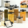 Sealed Plastic Food Storage Box Candy Dried Jars Fridge StorageTank Containers Household Items Kitchen Organizer 460ml 700ml