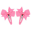 2Pcs/Lot Solid Color Bows Hair Clip For Kids Girls Ribbon Bowknot BB Clip Cute Baby Barrettes Hairpins Headwear Hair Accessories