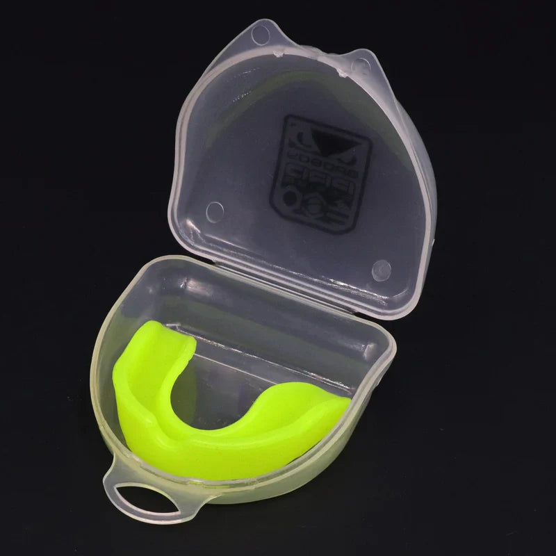 Silicone Tooth Protector Night Sleep Mouth Guard Tray for Rugby Karate Bruxism Grinding Whitening Boxing Protection Free Shaping