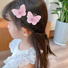 2Pcs Butterfly Hair Clip For Girl Embroidery Barrettes Fairy Hairpin Kids Hair Decor Hairpins Headwear Lovely Hair Accessories