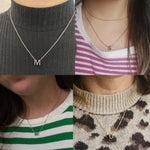 Load image into Gallery viewer, COOLTIME Minimalist Initial A-Z Letter Necklace for Women Alphabet Stainless Steel Choker Jewelry Birthday Gift Wholesale
