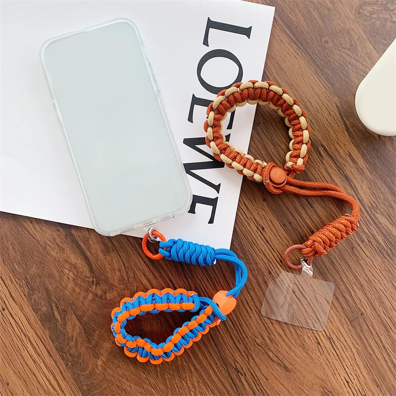 Mobile Phone Lanyard Hand-woven Sling Thick and Durable Wrist Strap Phone Anti-lost Sling Outdoor Sports Mountaineering Lanyard