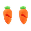 Creative Cute Little Pepper Carrot Chicken Leg Modeling Pot Lid Raising Silicone Anti-Spill Kitchen Practical Fun Gadget 1PC