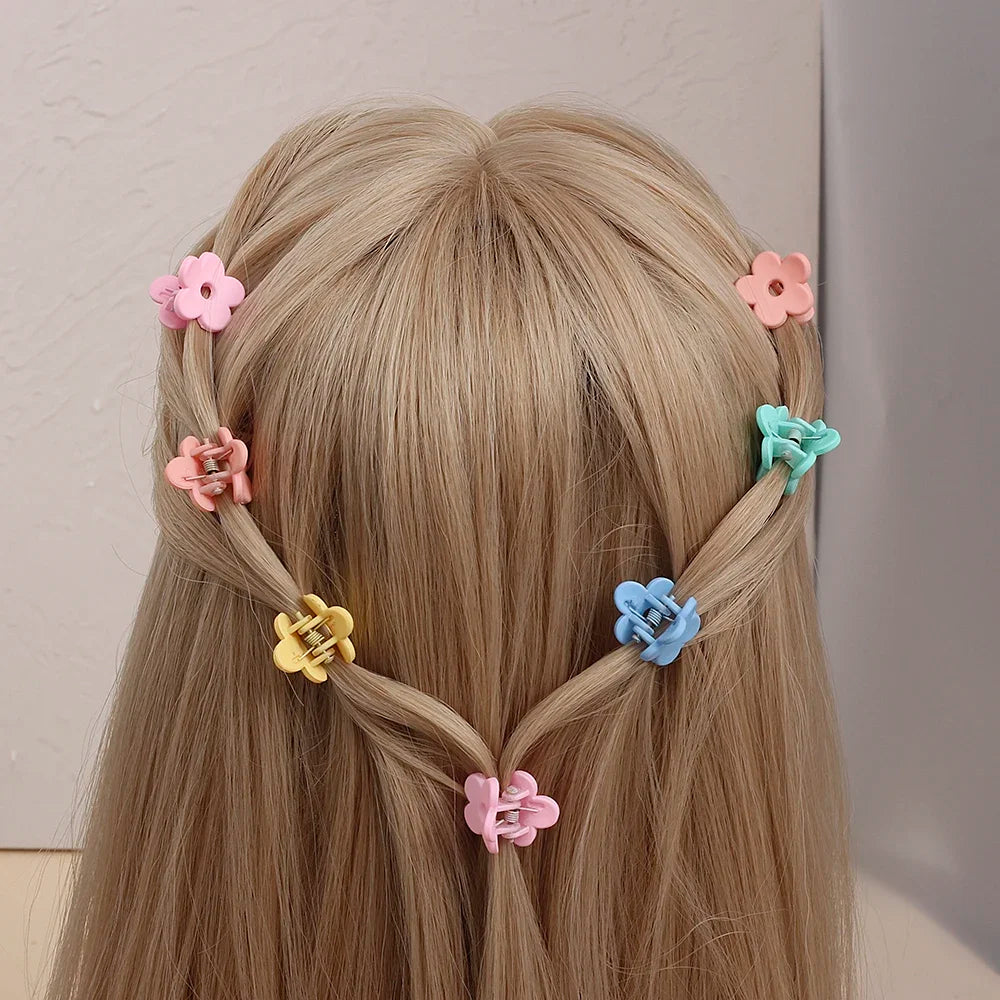 Cwllrn Matte Mini Kawaii Black Hair Claw Clips Barrettes Women Girls Hair Styling Hairgrips Hairclip Clamp Kids Hair Accessorie