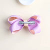 2Pcs Glitter Hairpin For Girls Boutique Ribbon Bowknot Hair Clips Kids Hair Accessories Handmade Sweet Barrettes Headwear