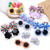 3Pcs/set Kids Cute Solid Dot Hairpin Colorful Heart Sun Glasses Set Girls Boutique Bowknot Hair Clips Children Hair Accessories