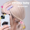 1Pc/6Pcs Flower Hair Clip Embroidery HairPins Lovely Hair Accessories for Kids Fresh Sweet Girl Children Cute Boutique Barrettes