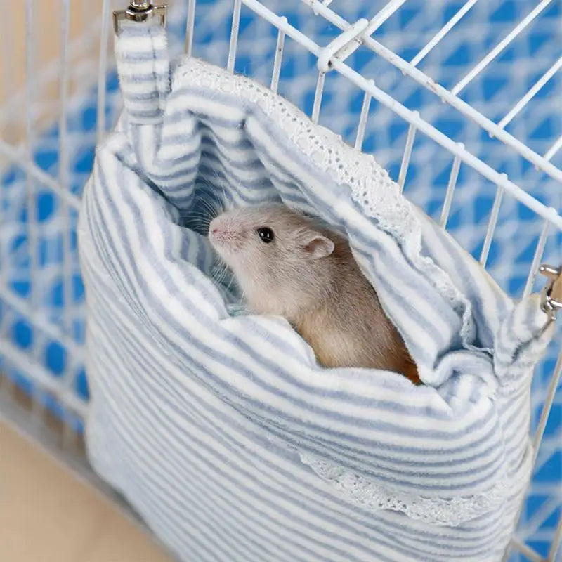 Guinea Pig Winter Nest Plush Sleeping Nest Bed For Pet Pet Sleep Sack Cage Nest Bed Pet Winter Bedding Cage Accessories For