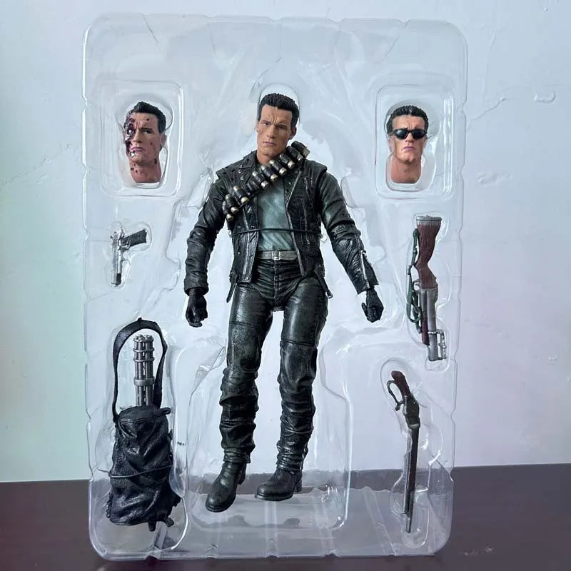 NECA Terminator 2 Judgment Day T-800 Sarah Connor Arnold Schwarzenegger Action Figure Model Toys Collection Birthday Giift