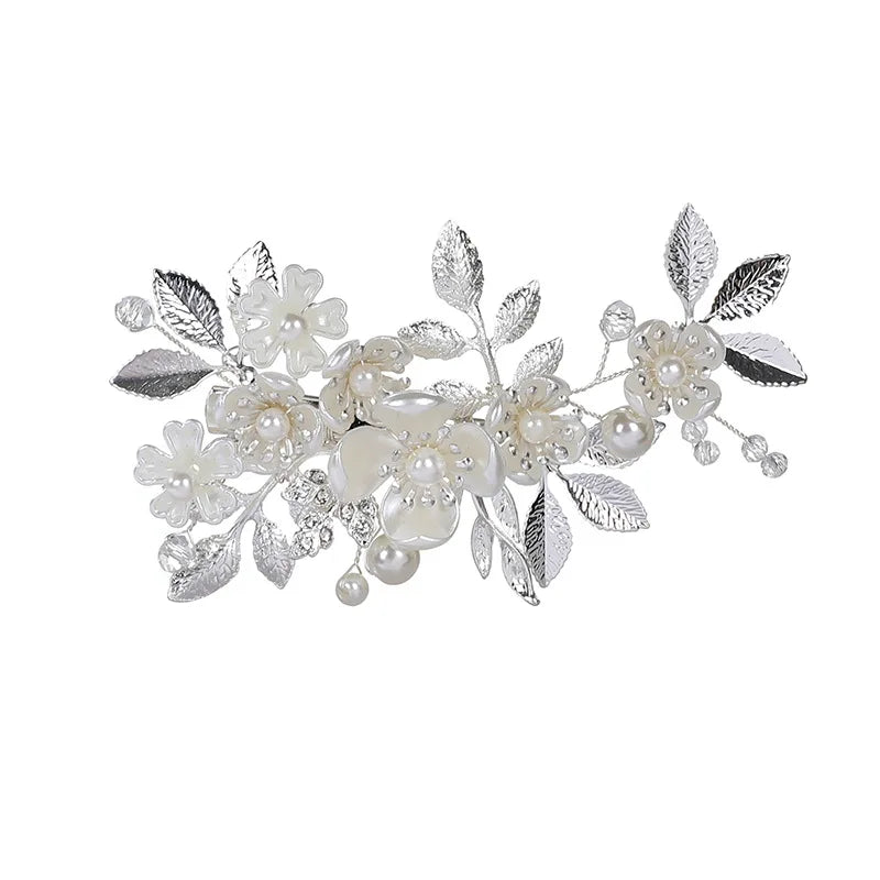 Bridal Wedding Pearl Hairclips Hair Pins Metal Hair Comb Super Fairy Wedding Headpieces for Women Party Hair Jewlery Accessories