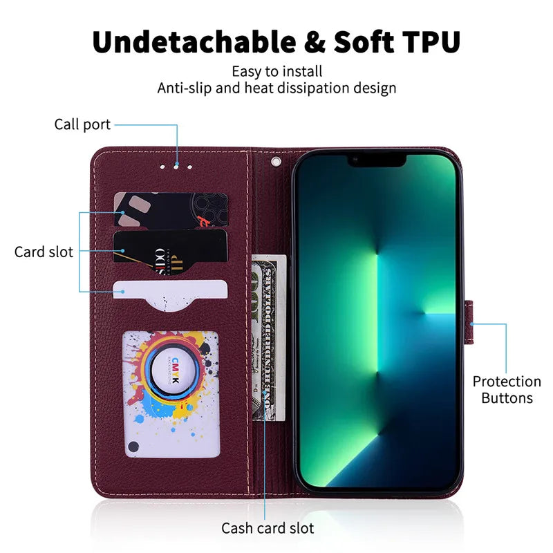 Mi A2 Lite Case For Xiaomi Mi A2 Lite Case Fundas Leather Flip Case For Xiaomi Mi A2 Wallet Case MiA2 Mi6X Mi 6X Cover Coque