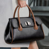 2024 High Quality Soft Leather Women's Handbag Luxury Designer Girl Boston Bag Luxury Large Capacity Shoulder Bags Sac A Main