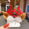 New Year Christmas Hair Pin Children Barrettes Bow Deer Santa Claus Kids Christmas Headwear Girls Kids Hair Accessories