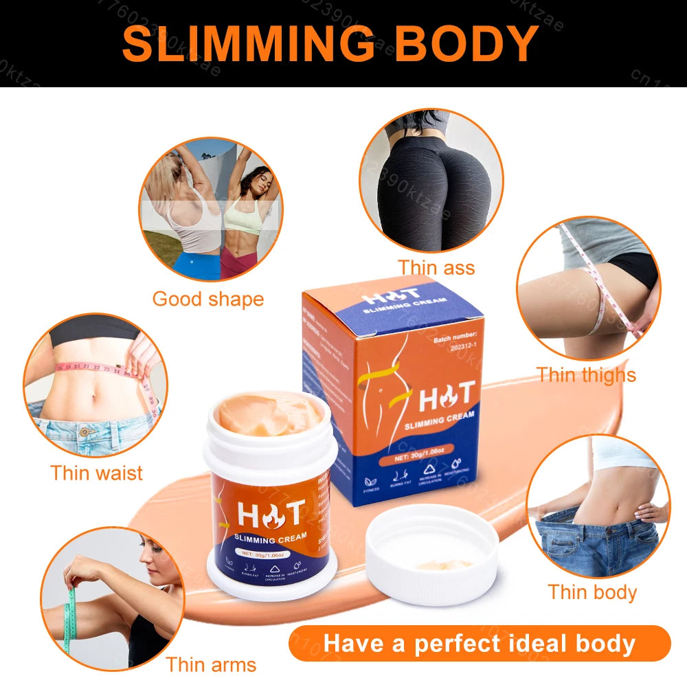 Fat Burning Cream Fast Slims Waist And Abdomen Thighs Arms Buttocks V-Shaped Firming Whole Body For Men Women Weight Loss Cream