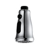 G1/2 Kitchen Pull Out Faucet Head Chrome Shower Nozzle Sprayer Bathroom Sink Tap Replacement Accessory Male Threads Head Aerator