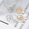 Crystal Scarf Buckle Fashion DIY Alloy Brooches Knotting Artifact Multifunctional Shawl Ring Clip Jewelry Accessories