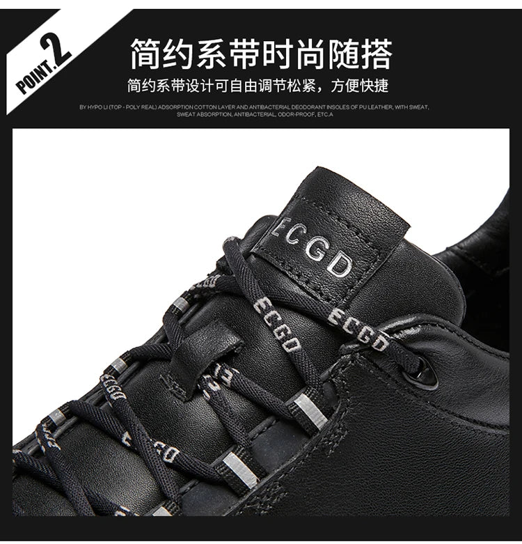 Fashion Golf Shoes for Men Breathable Golf Training Shoes Comfortable Genuine Leather Casual Sneakers Low Top Golfer Footwear