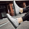 Italy High Quality All white Men's Leather Casual Shoes Increase Simple Pure Black Sneakers Breathable Sneakers  luxury shoes