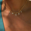 Customized Initial Name Necklace Pendant For Women, Personalized 1-9 Letters, Wife Mom Girlfriend Birthday Gift