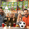 Football Theme Bunting Banners Garland Set Home Decoration Accessories Pennant Bunting Triangle Flags For Home And Apartments