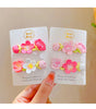 Small Flowers Hair Clips Baby Girls Cute Hair Accessories Children Hair Grips Kids Hair Wear Barrettes Toddler Hairpins Headwear