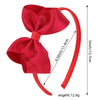 Happy New Year Bows Hair Clips Red Hair Bands Hair Accessories For Girls Rhinestone Barrettes Headwear Floral Hairpins Kids Gift