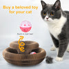 Magic Organ Cat Toy Cats Scratcher Scratch Board Round Corrugated Scratching Post Toys for Cats Grinding Claw Cat Accessories