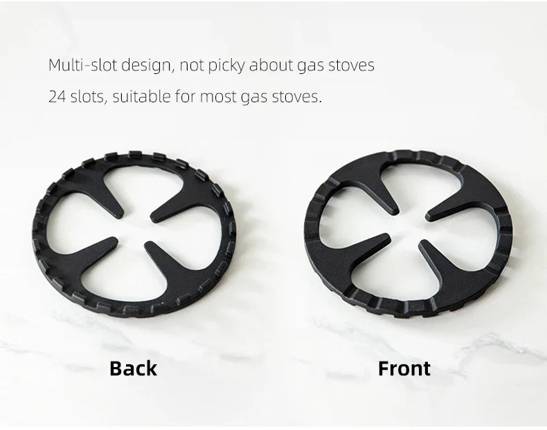SHIMOYAMA Iron Gas Stove Cooker Plate Coffee Moka Pot Stand Kitchen Stovetop Reducer Ring Holder Durable Coffee Maker Shelf