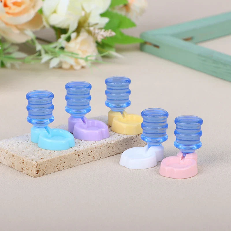 1/12 Dollhouse Mini Pet Water Dispenser Doll House Furniture Decor Ornaments Accessories Pretend Play Toys