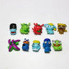 10-200pcs Superzings Zomlings Anime Dolls Playing Animal Garbage Doll 3CM Rubber Model Action Figures Toy Kids Boys Gift