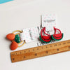 2PCS New Cherry Radish Princess Lovely Headwear Cartoon Kids Elastic Hair Bands Children Ropes Girls Accessories Baby Headdress