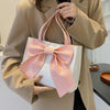 Bow Shaped Shoulder Bag For Women, Fresh And Large Capacity Portable Tote Bag