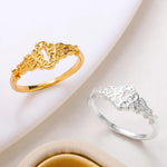 Load image into Gallery viewer, Stainless Steel Rings for Women Gold Color Longevity Lock Shape Ring Waterproof Lucky Aesthetic Jewelry Freeshipping anillos
