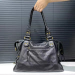 Load image into Gallery viewer, Y2K Spicy Girl One Shoulder Crossbody Bag Vintage Washed Leather Soft Leather Motorcycle Bag Large Capacity Bag
